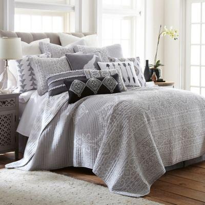 Levtex Home Nia Reversible Twin King Set in Grey