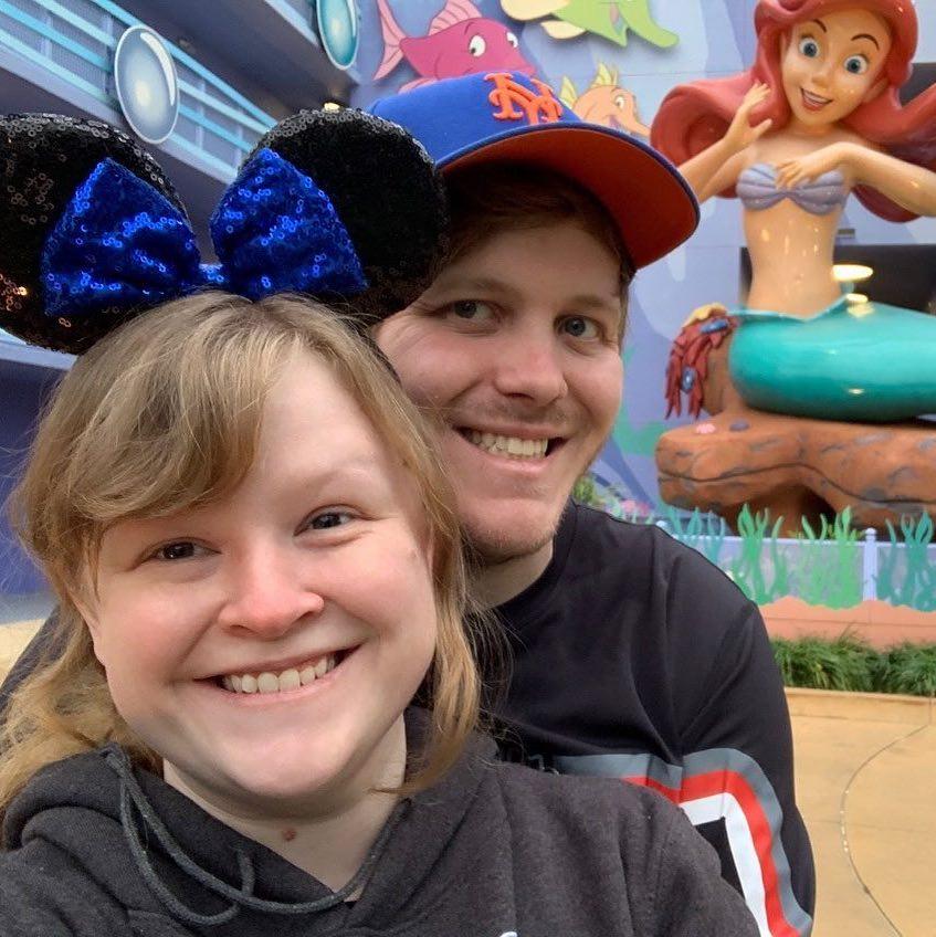 When they went to Disney, February 2022.