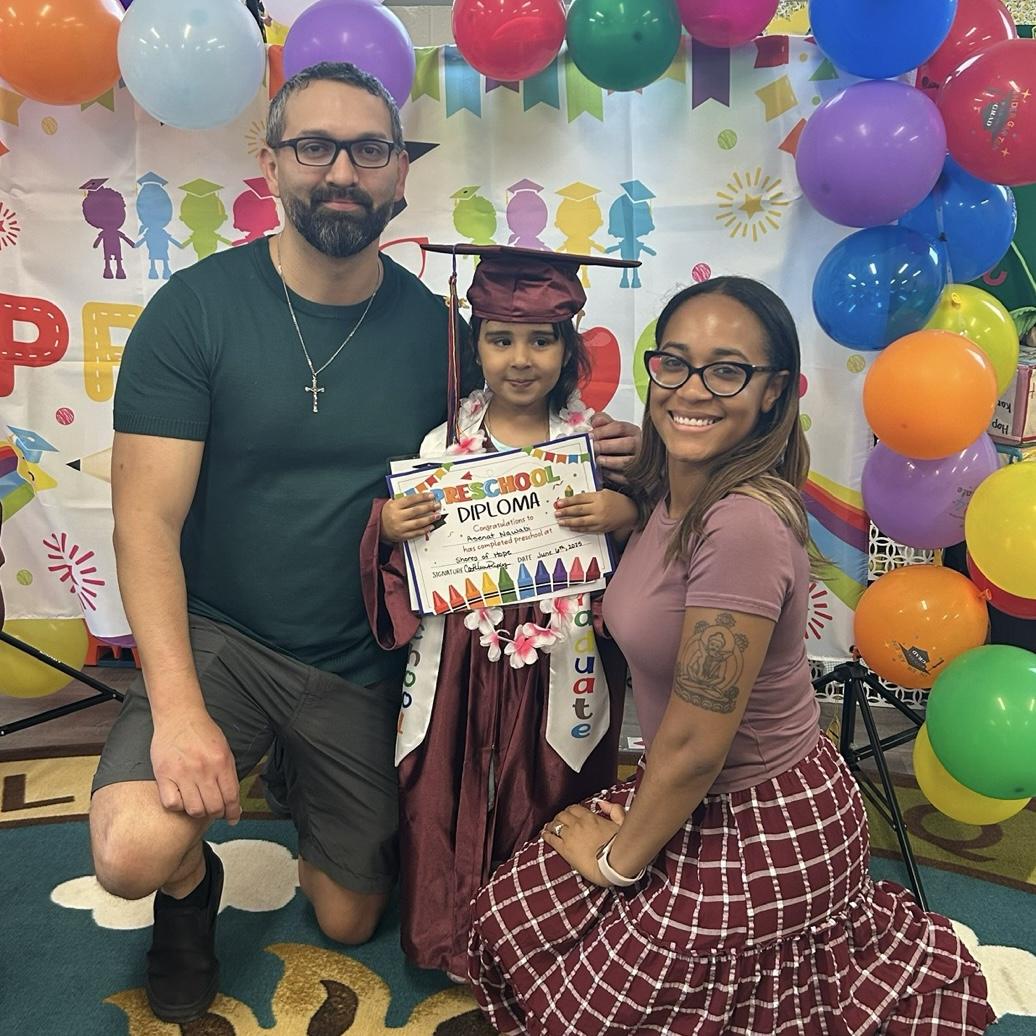 Celebrating Asenat’s Pre-school graduation