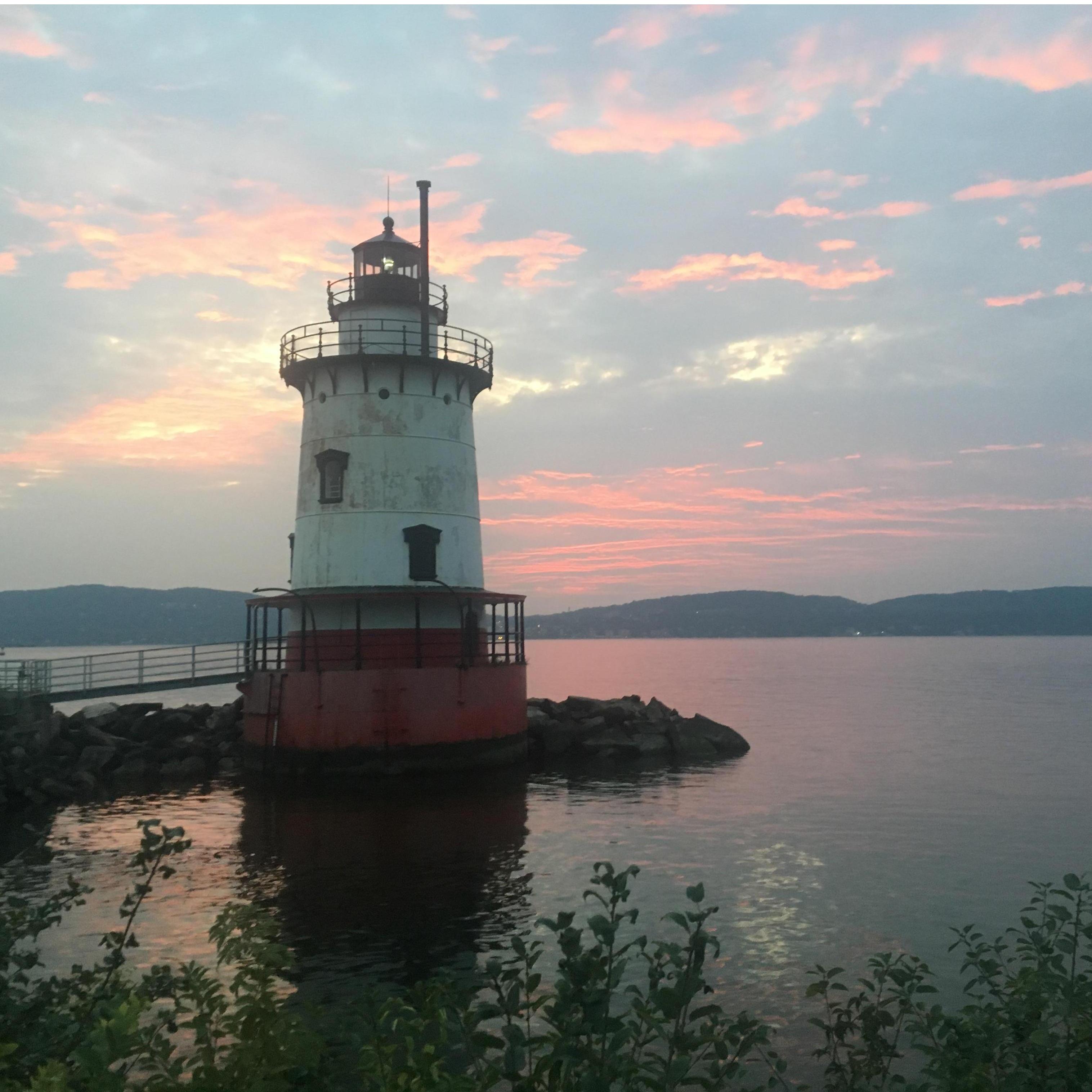 The lighthouse where we got engaged and had our first date. We go back every year for our anniversary.