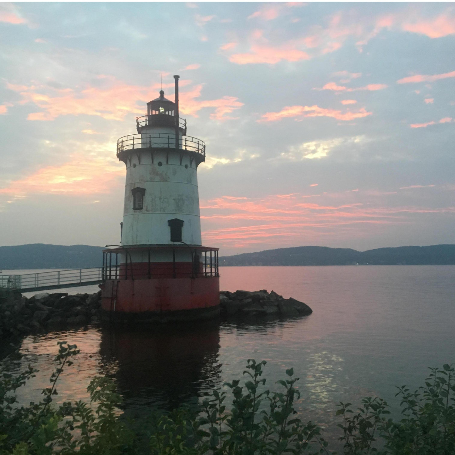 The lighthouse where we got engaged and had our first date. We go back every year for our anniversary.