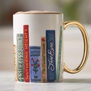 Rifle Paper Co. Porcelain Book Club Mug