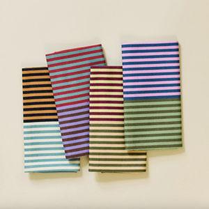 Dusen Dusen Stripe Napkins (Mixed Set of 4)