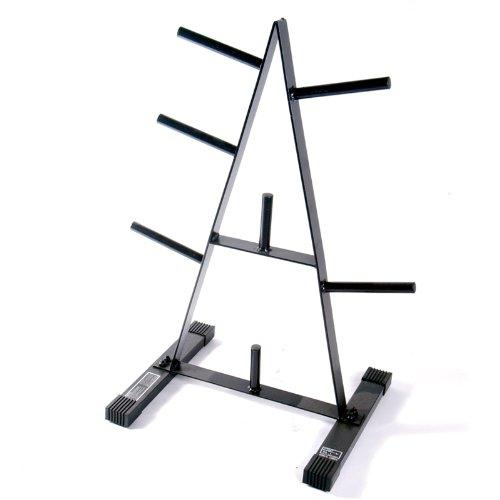 CAP Barbell Black/Red Tree Storage Rack for Weights and Bar
