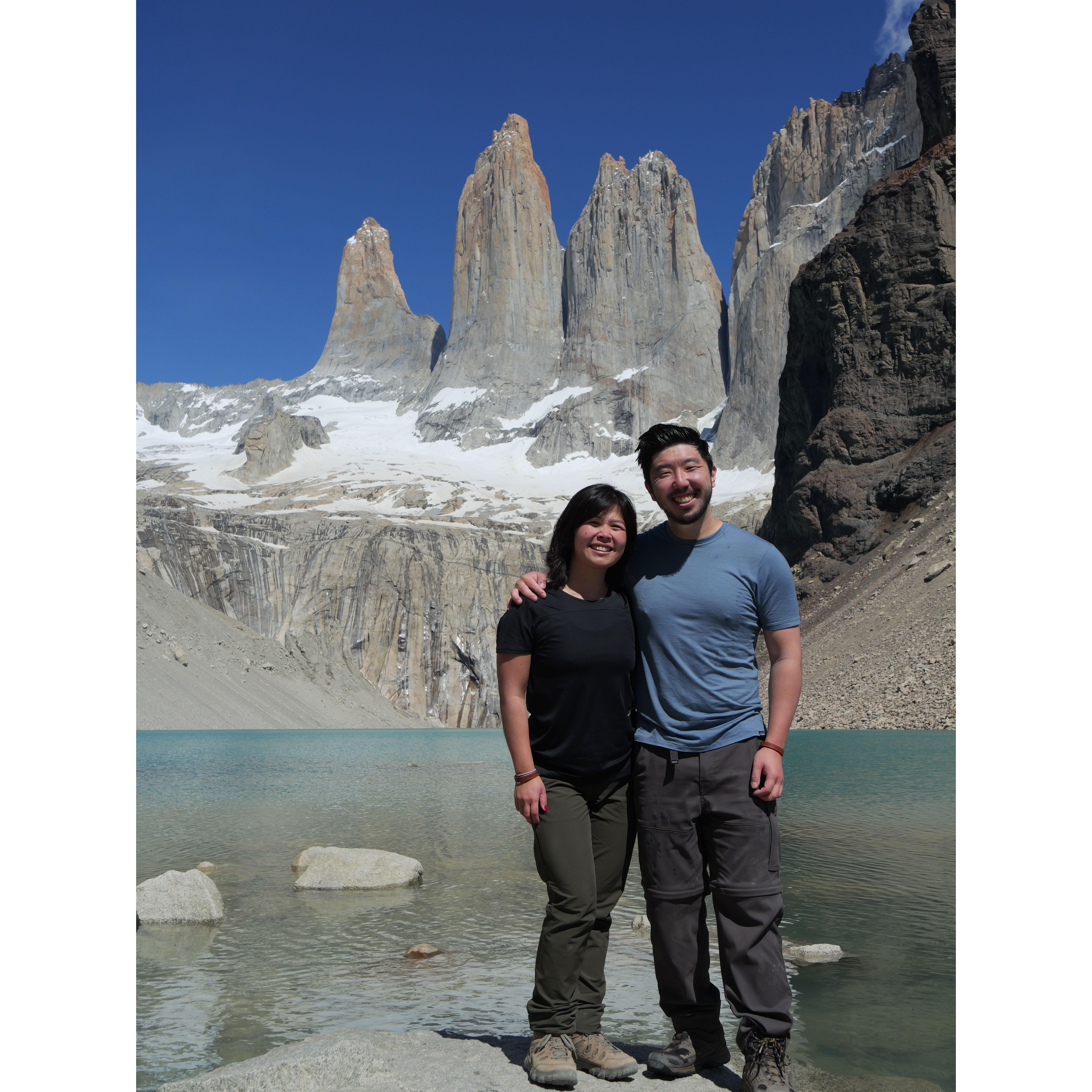 First day in Torres del Paine, Mirador Las Torres.