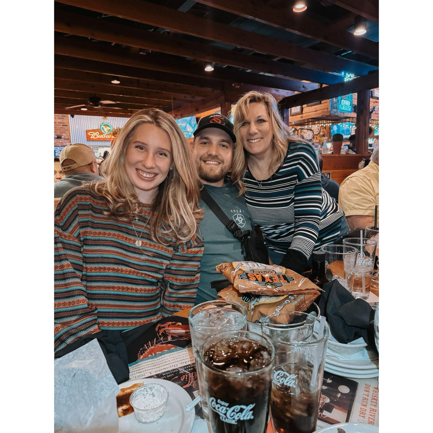 Momma Baker got to try Texas Roadhouse