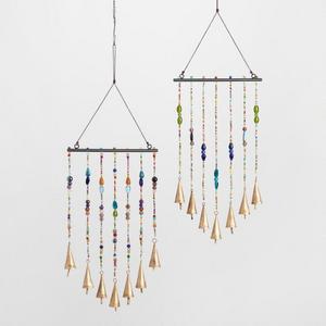 Beaded Iron Wind Chimes Set of 2