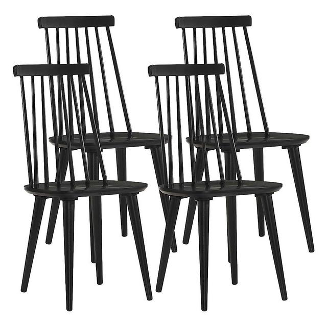 Duhome Dining Chairs Set of 4 Wood Dining Room Chair Grey Spindle Side Kitchen Room Country Farmhouse Chairs Grey