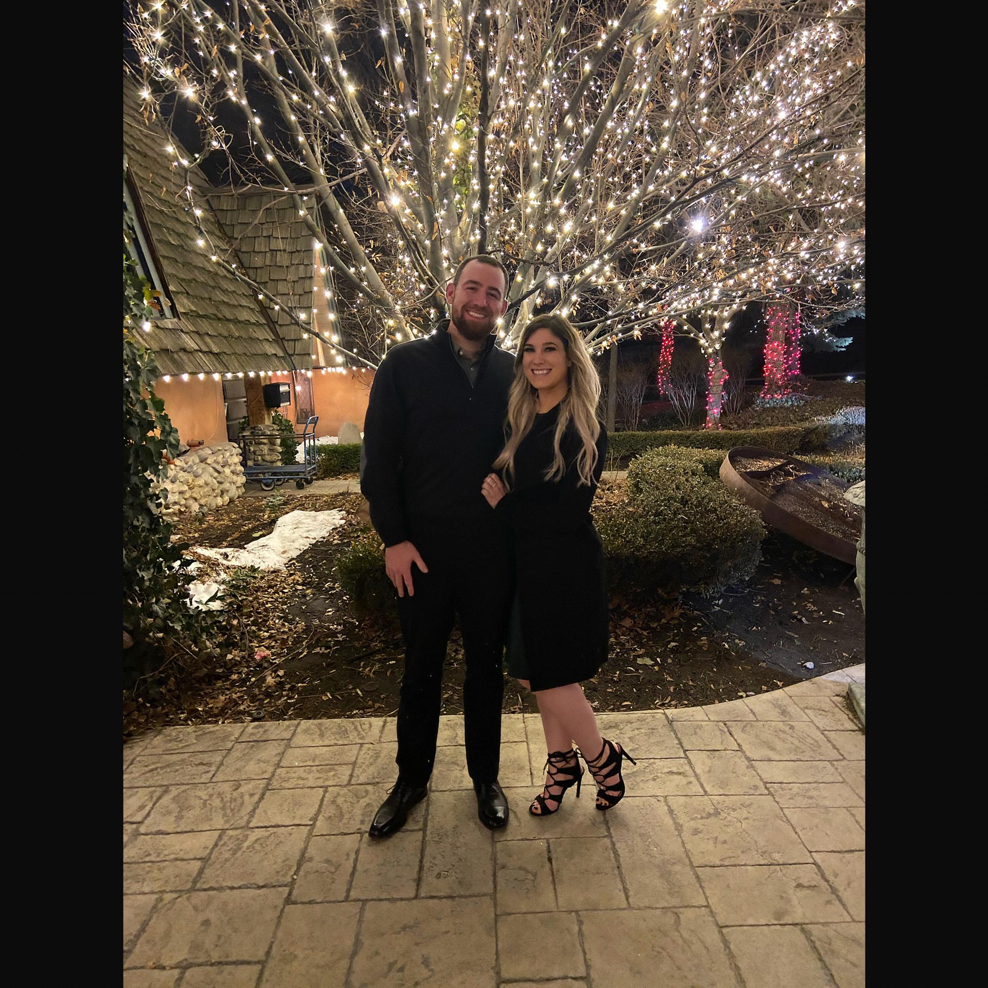 Valentines Day at Tuscany! We both were so nervous to impress each other on our first Vday and pulled out all the stops. 😝