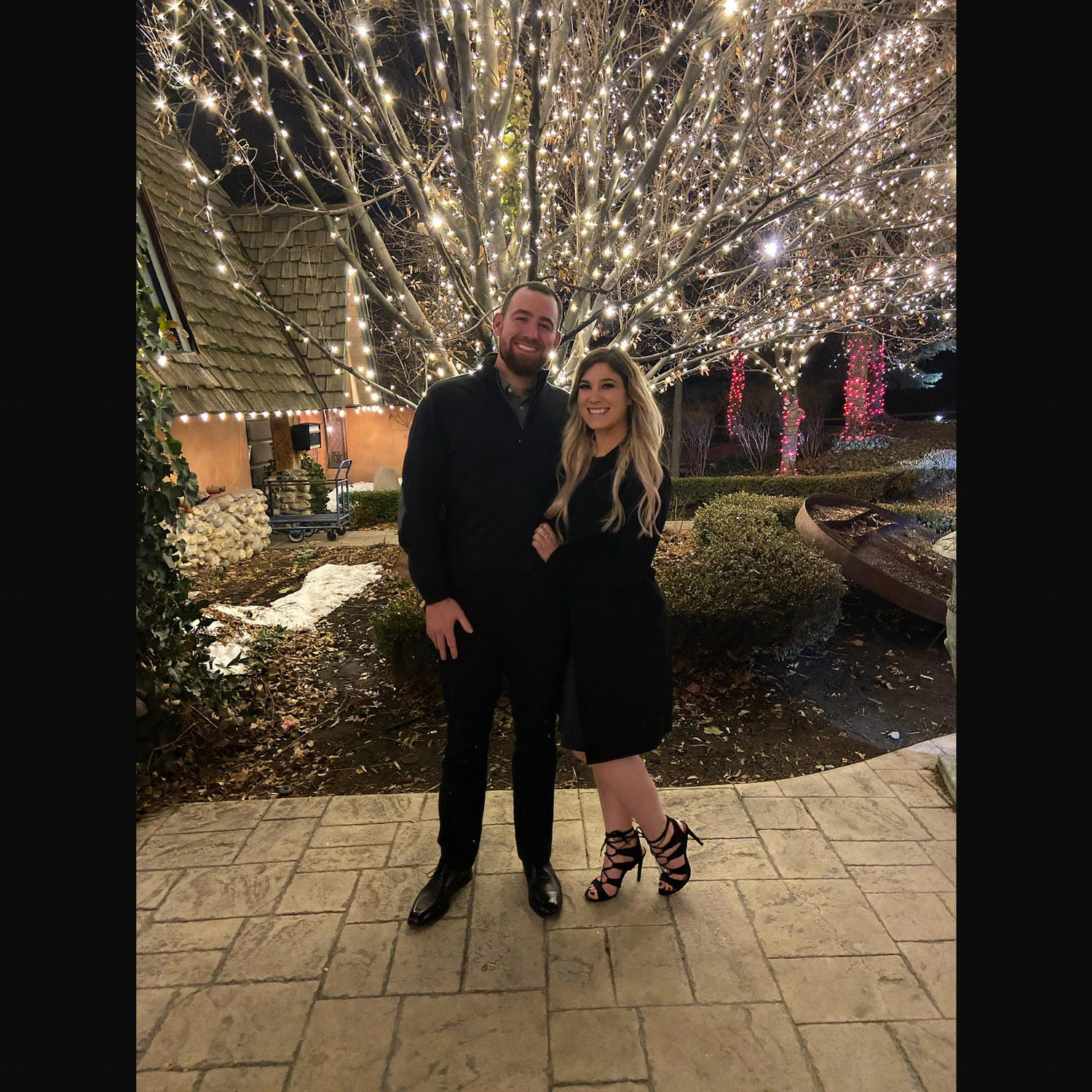 Valentines Day at Tuscany! We both were so nervous to impress each other on our first Vday and pulled out all the stops. 😝