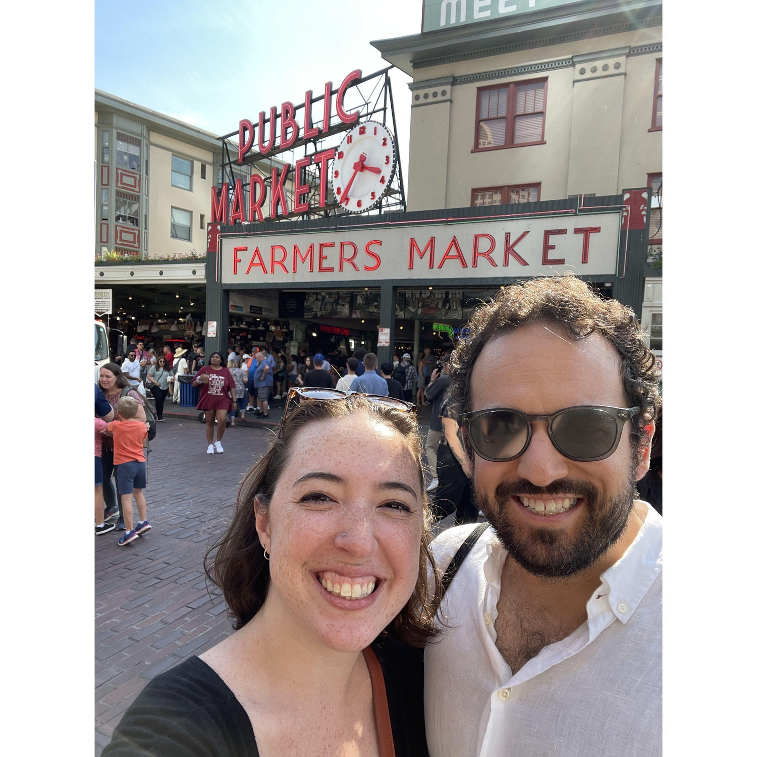 Our first trip together in Seattle
