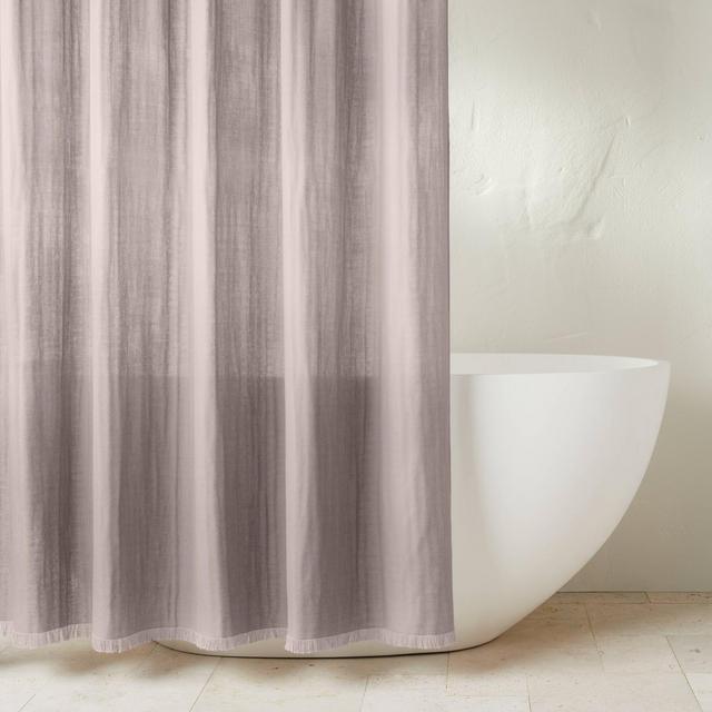 Gauze Shower Curtain Gray - Casaluna™