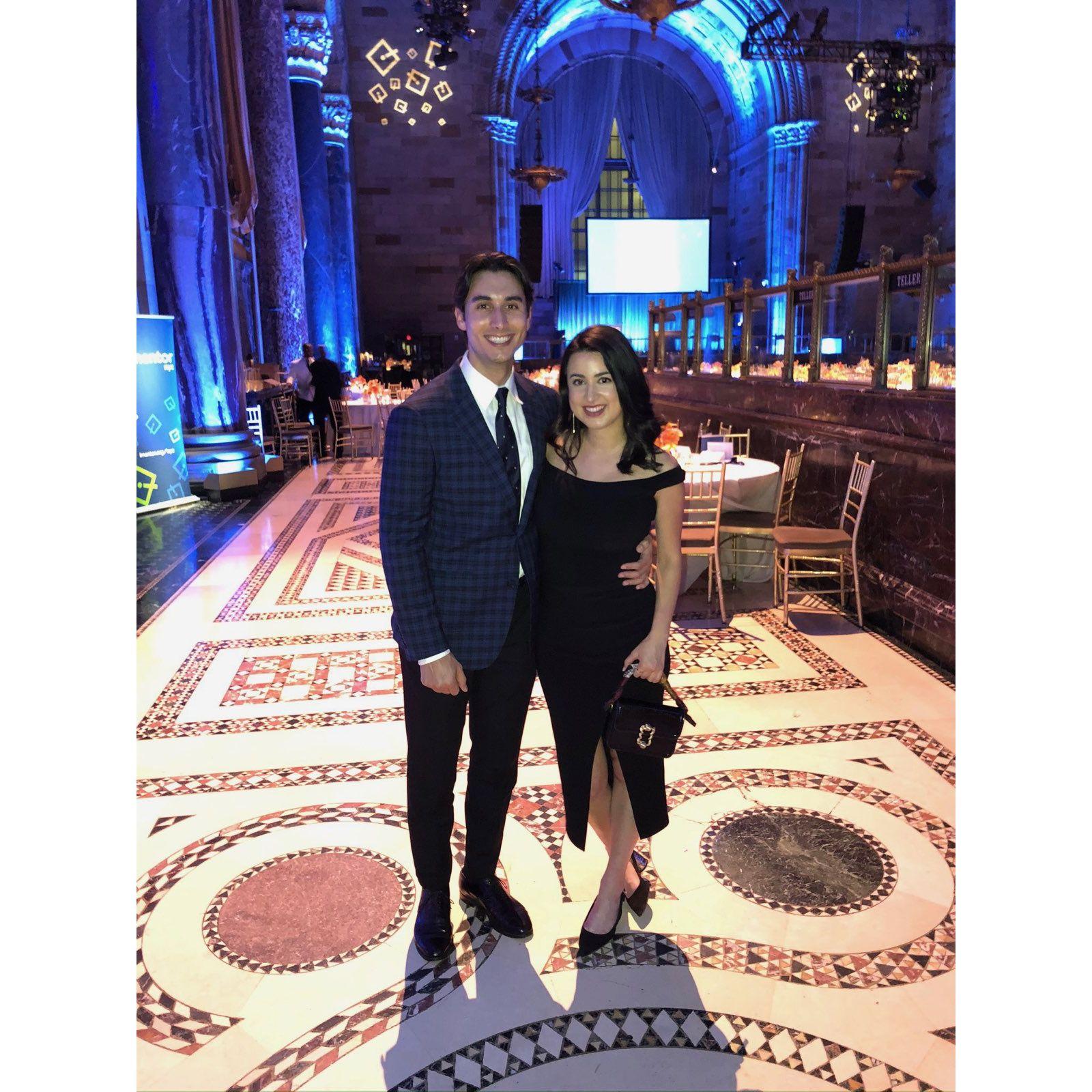 We first said "I love you" before our friends snapped this photo of us!