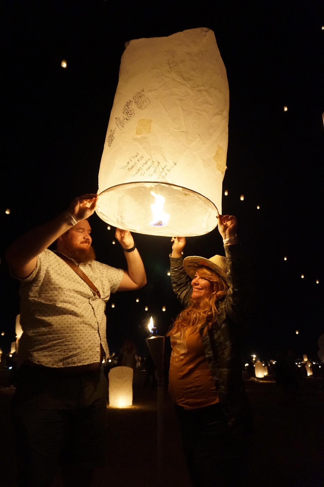 Letting our love shine bright