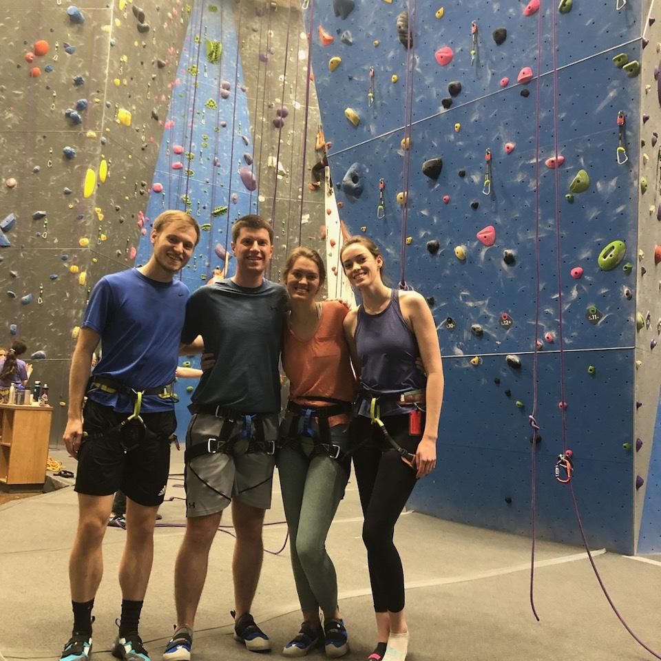 Climbing with Alex & Julia