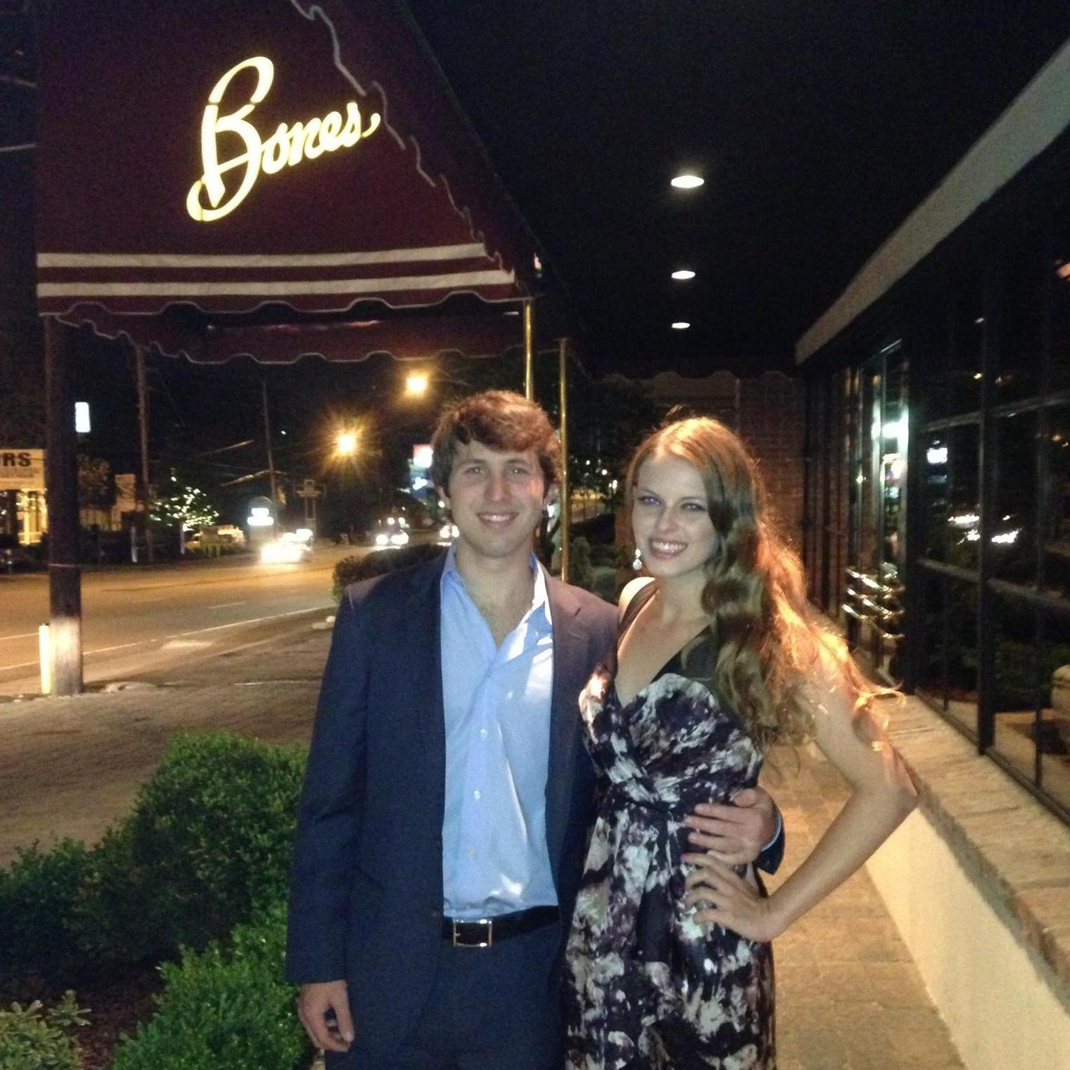 Bones Steakhouse in Atlanta pre-formal event.