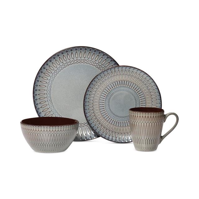Gourmet Basics by Mikasa Broadway 16-Pc. Set, Service fo r4