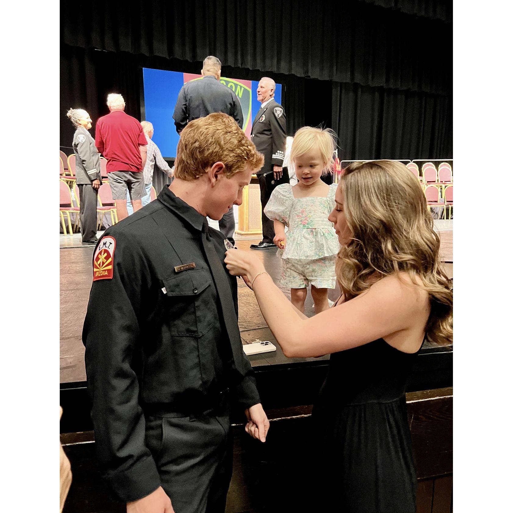 Jack's academy graduation!