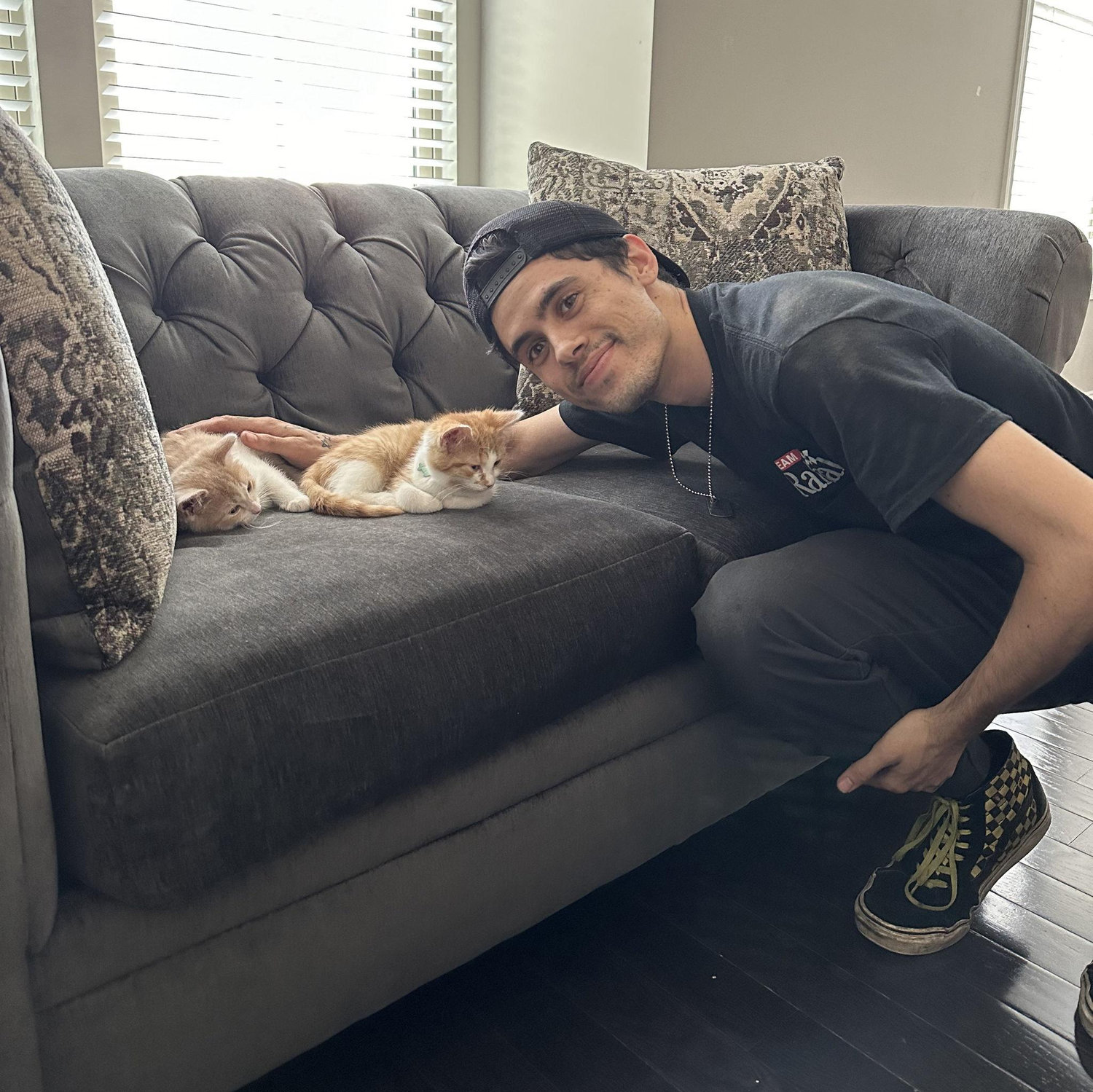 The summer we adopted Sushi and Willow!