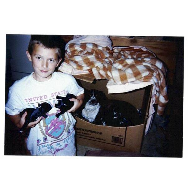 Zach was always a lover of animals