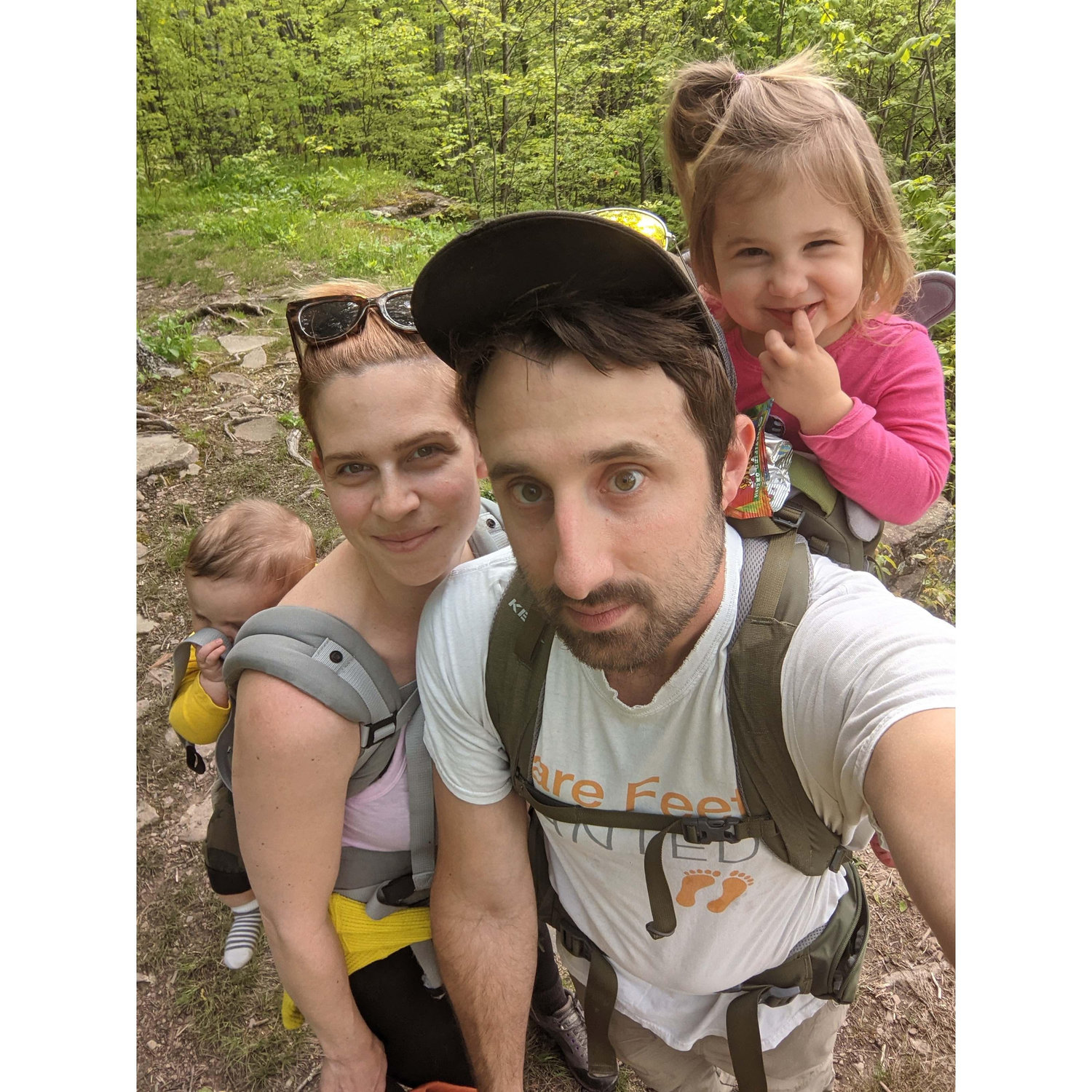First family hike