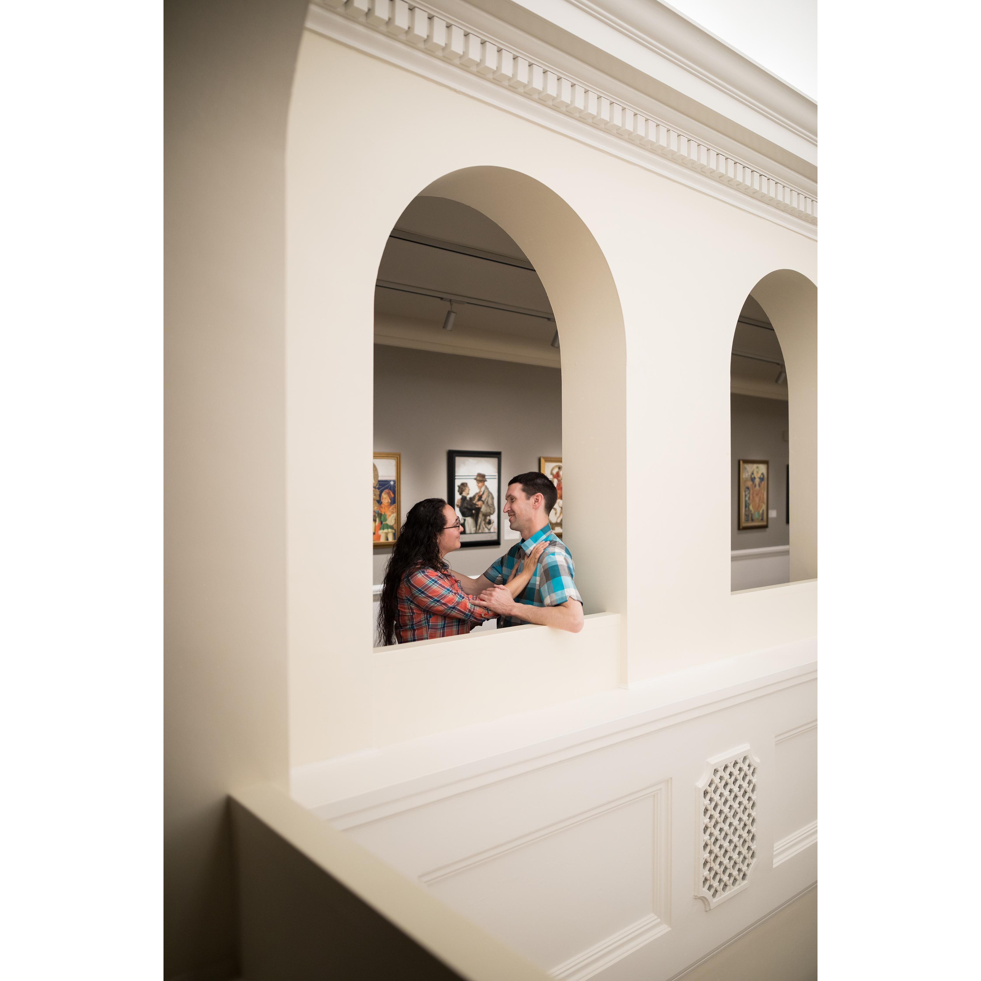 Look behind us. Seeing double, maybe?