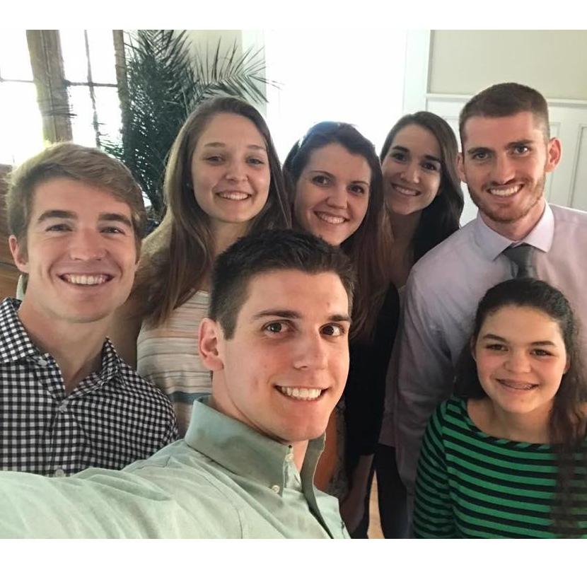 The siblings minus a few!