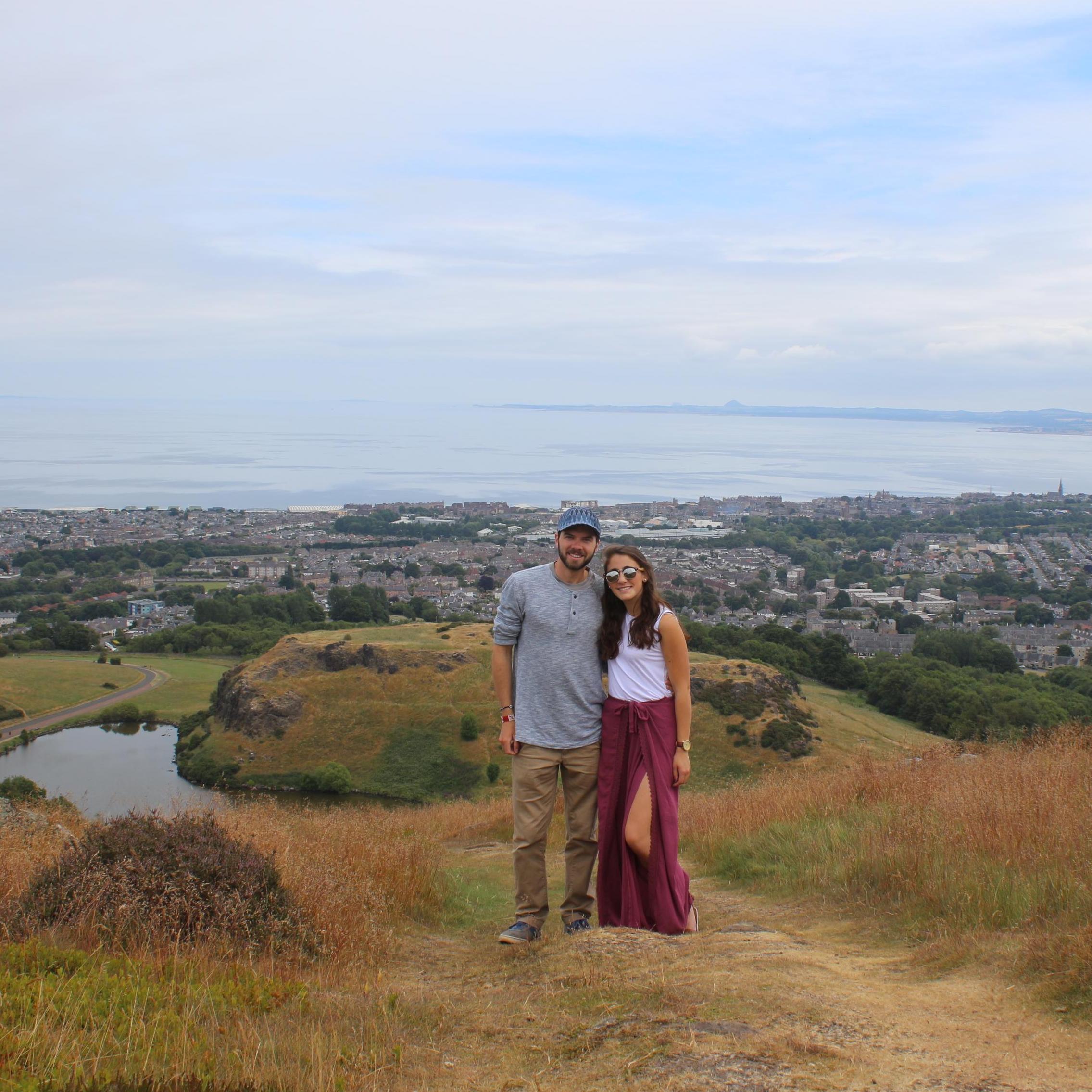 climbing Arthur's Seat, 2018
