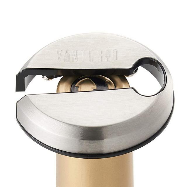 Vintorio Wine Foil Cutter - Cut Through Tough Wine Foils with Ease - Metal Plated Body, Sharp Blades