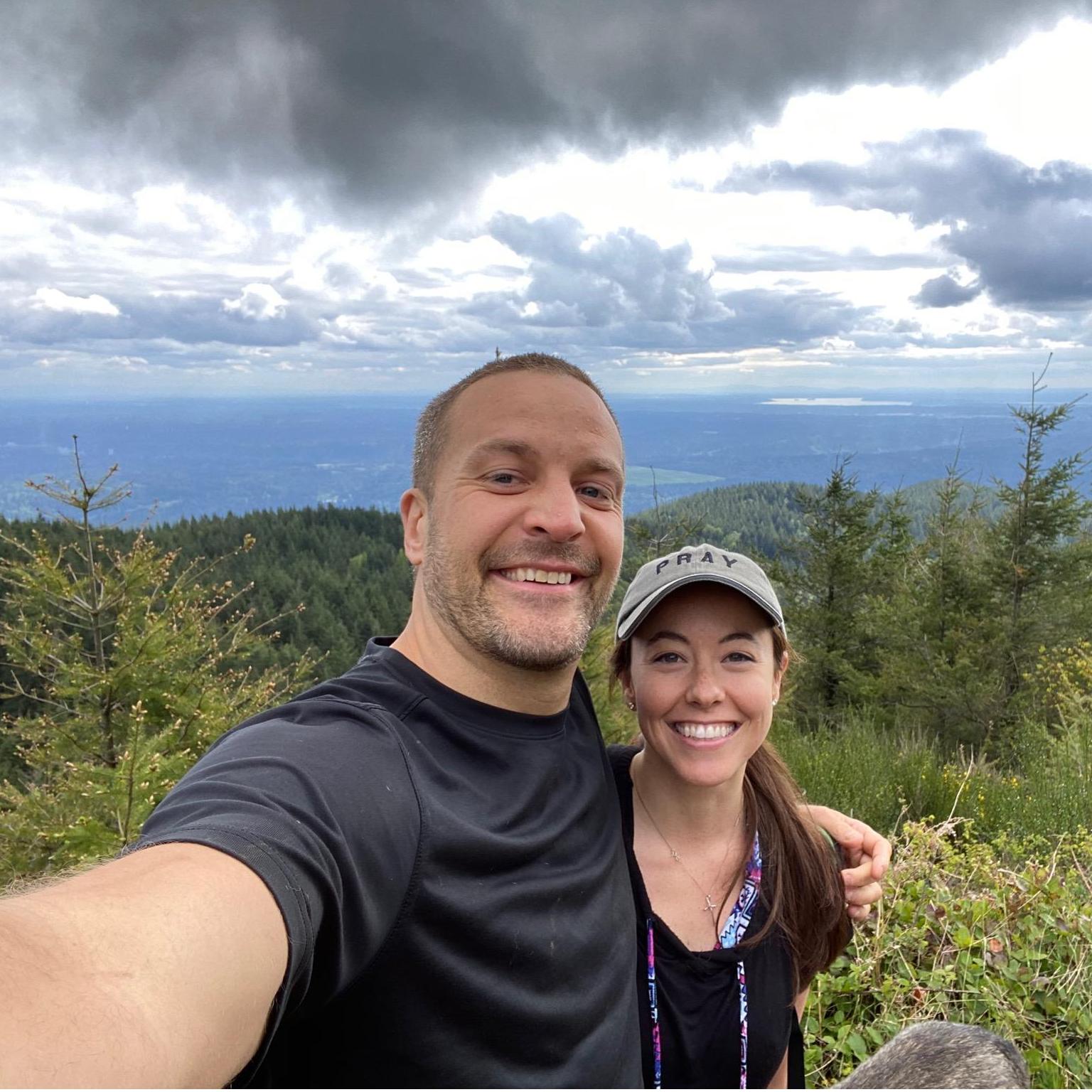 One of our first hikes together!