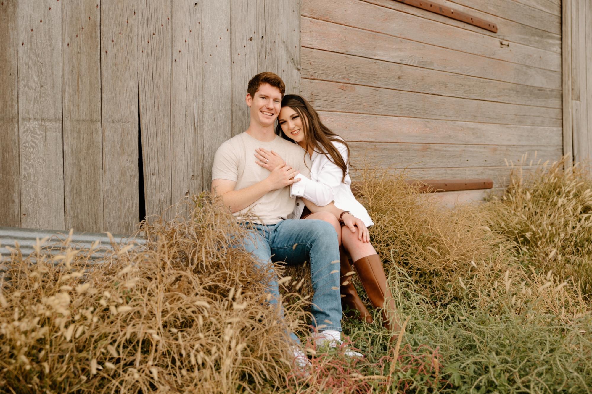 Moved back to Scott City in summer 2021 and had our engagement pictures taken in October.