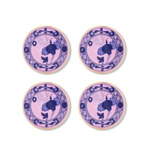 4 COASTERS - Azalea