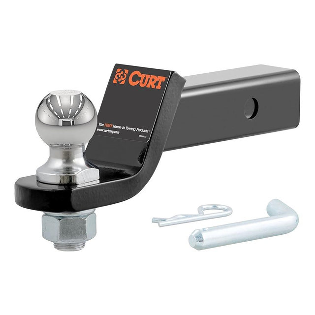CURT Manufacturing 45034 Class III 2" Loaded Ball Mount with 1-7/8" Ball