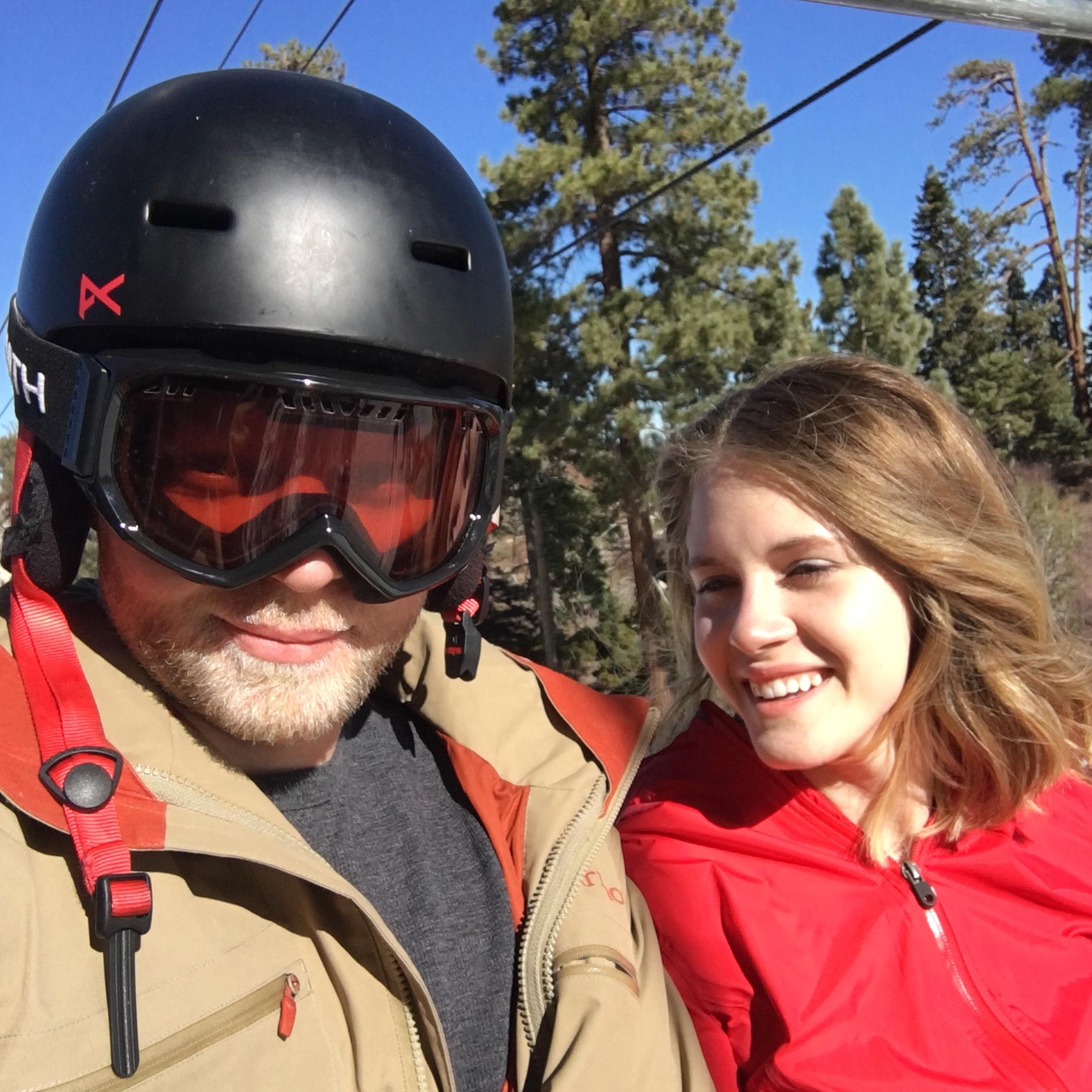 Colton and Liz's first ski trip together! Liz busted her face open shortly after this. Travis was there to witness the embarrassing moment.
