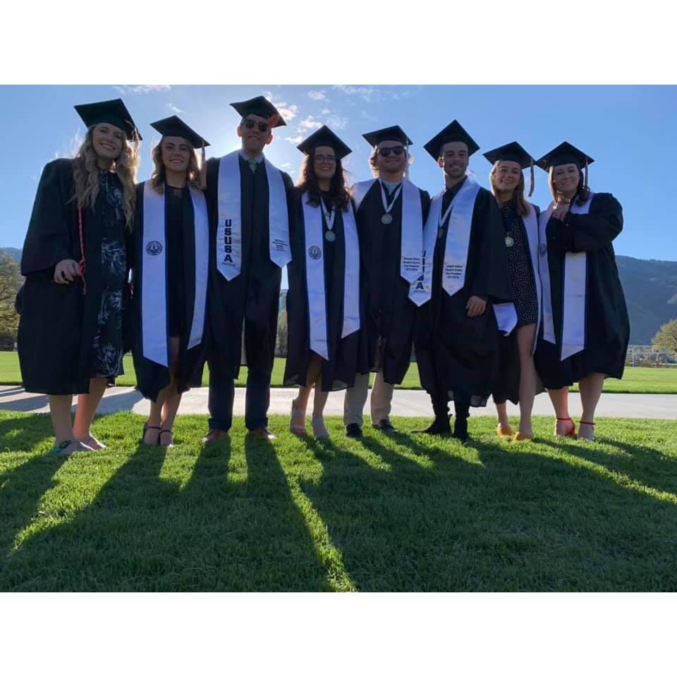 Graduating from USU was a highlight of the last 5 years together.