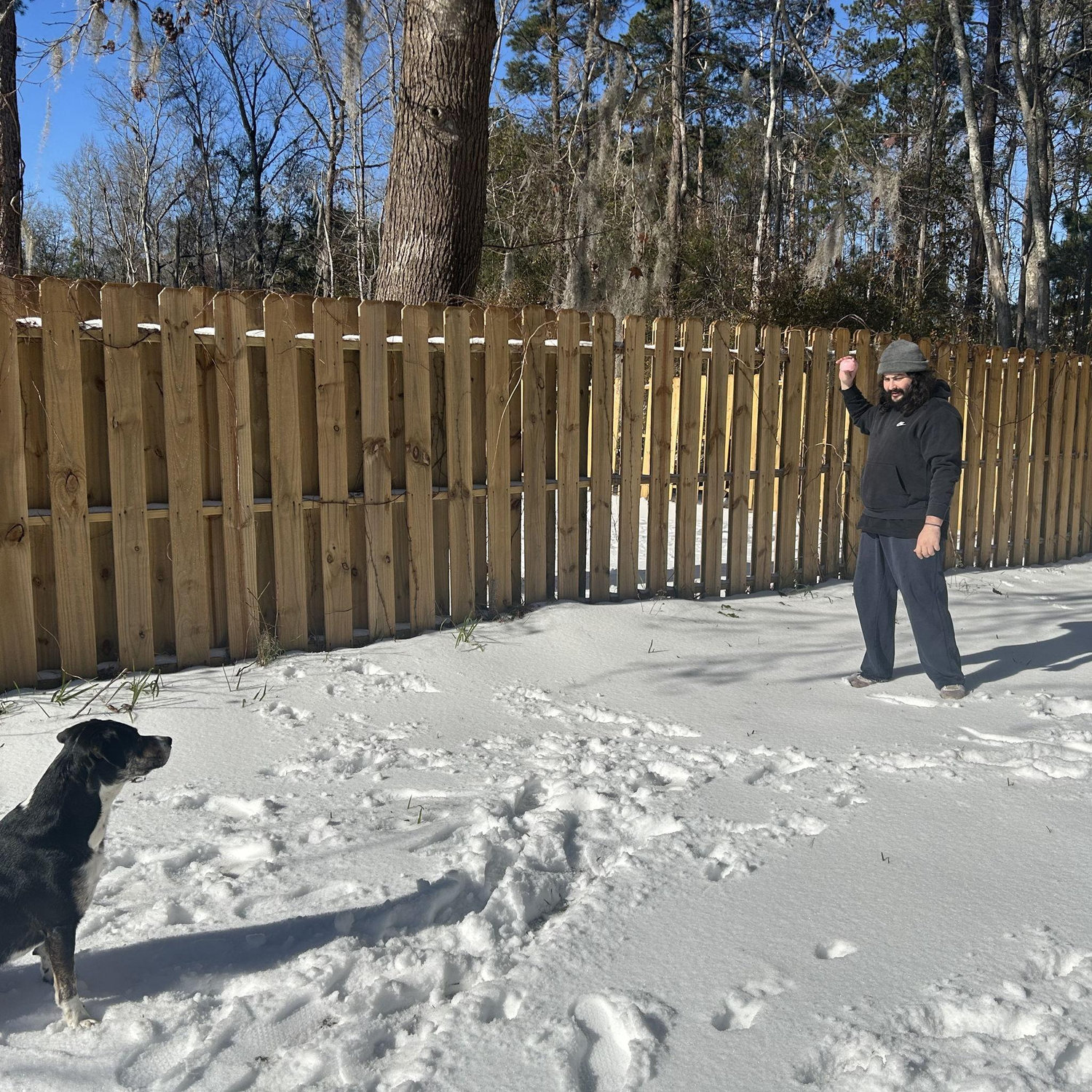 First snow together