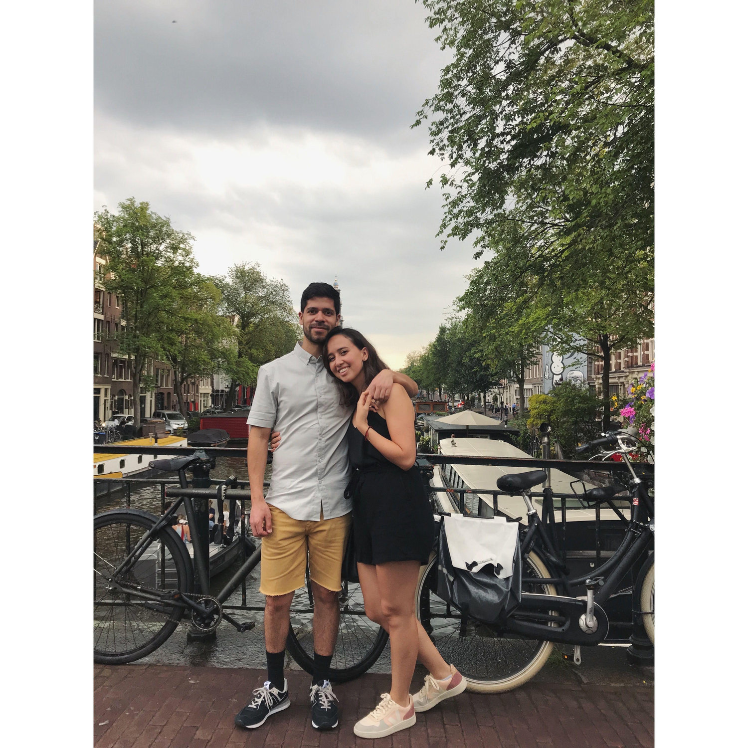 La visita del Juanfer en Amsterdam cuando estudiaba mi maestría
