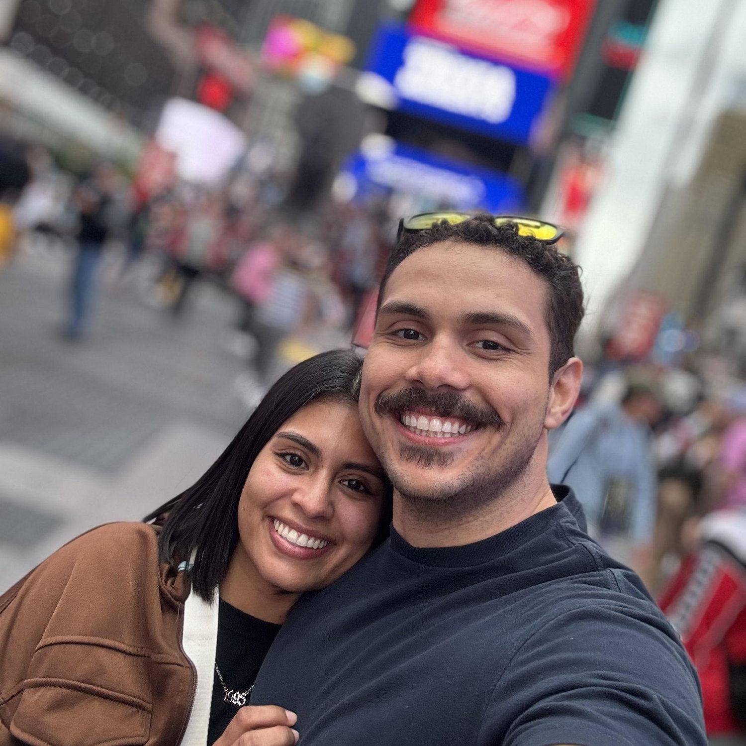 New York and Lionel with a stache. He misses the stache.