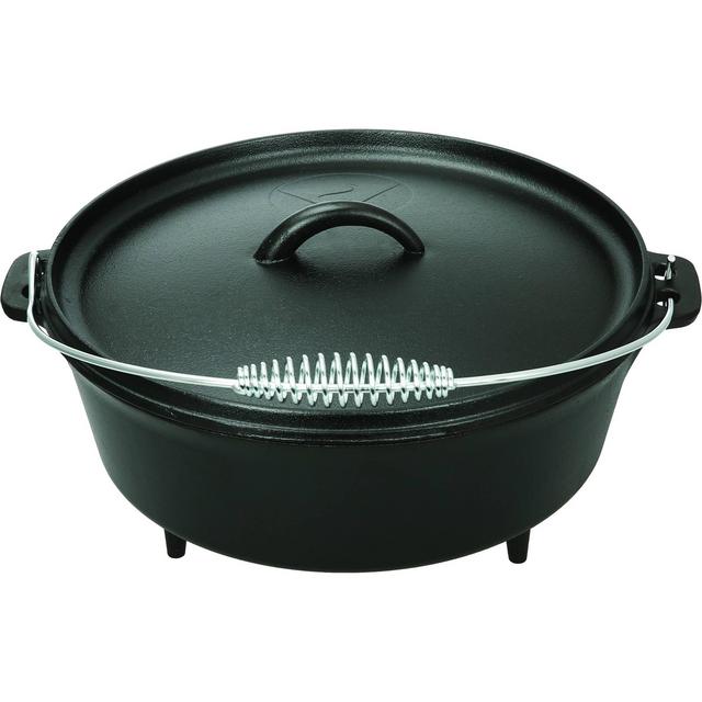 Ozark Trail 5-Quart Cast Iron Dutch Oven With Handle