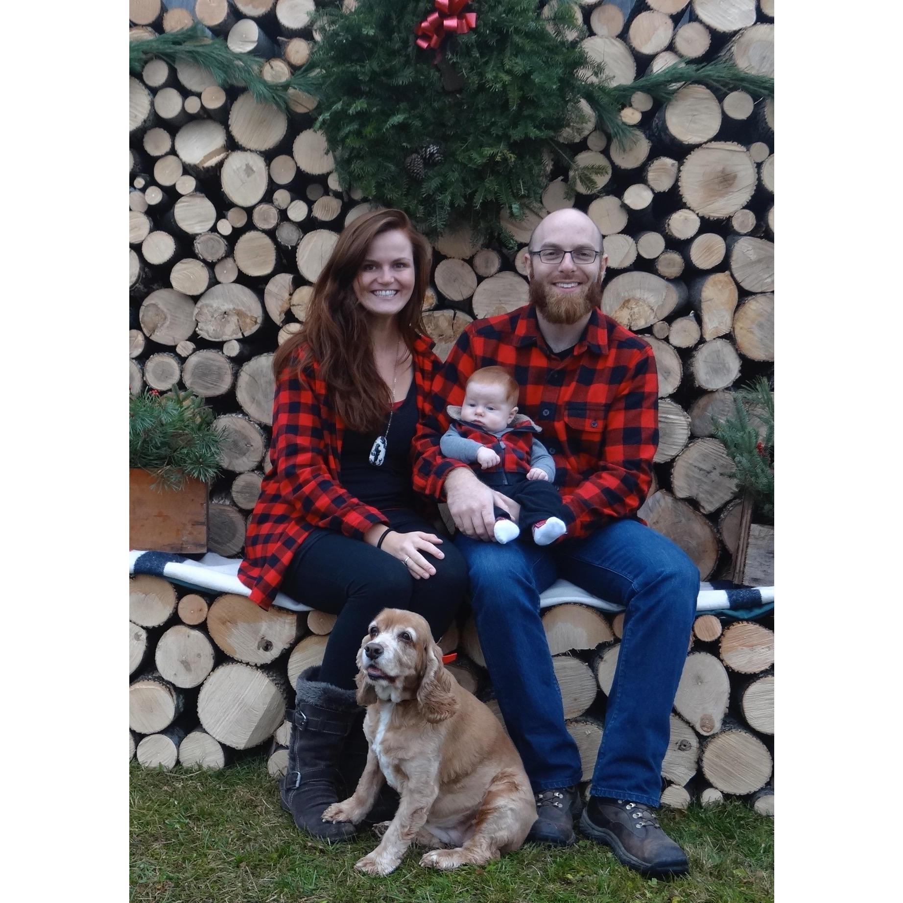 Our little family. and first christmas card!!