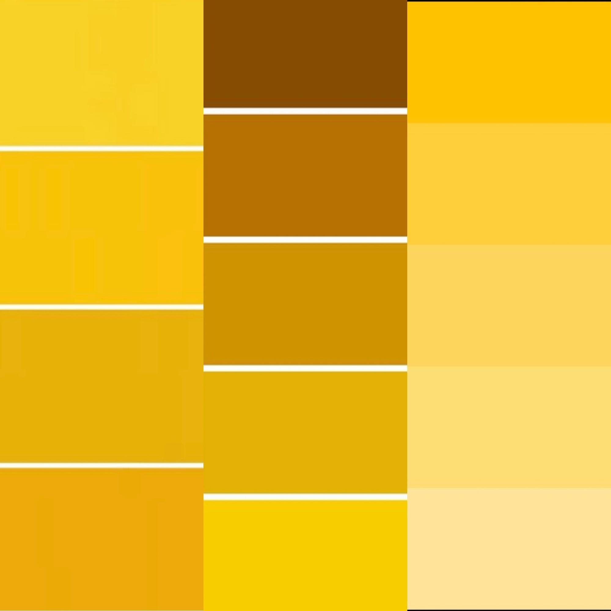 Different shades of Gold