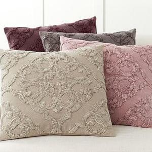 Drew Embroidered Pillow Covers