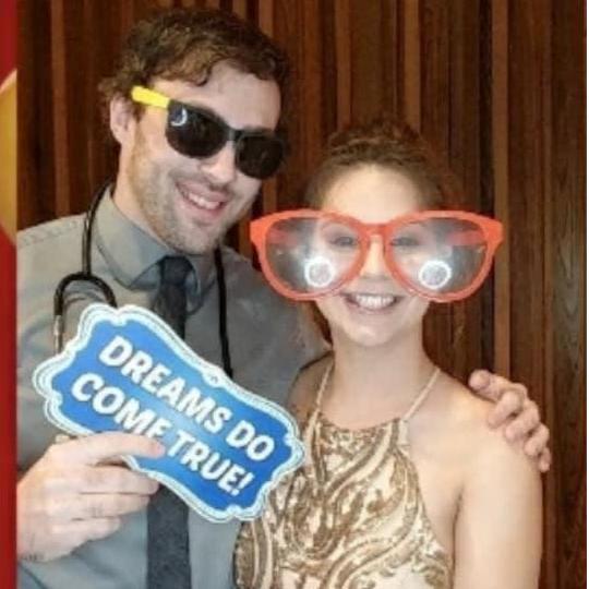Photo booth fun at Lizzie & Greg's wedding!