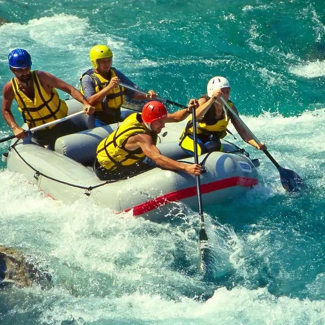Whitewater Rafting on our Honeymoon