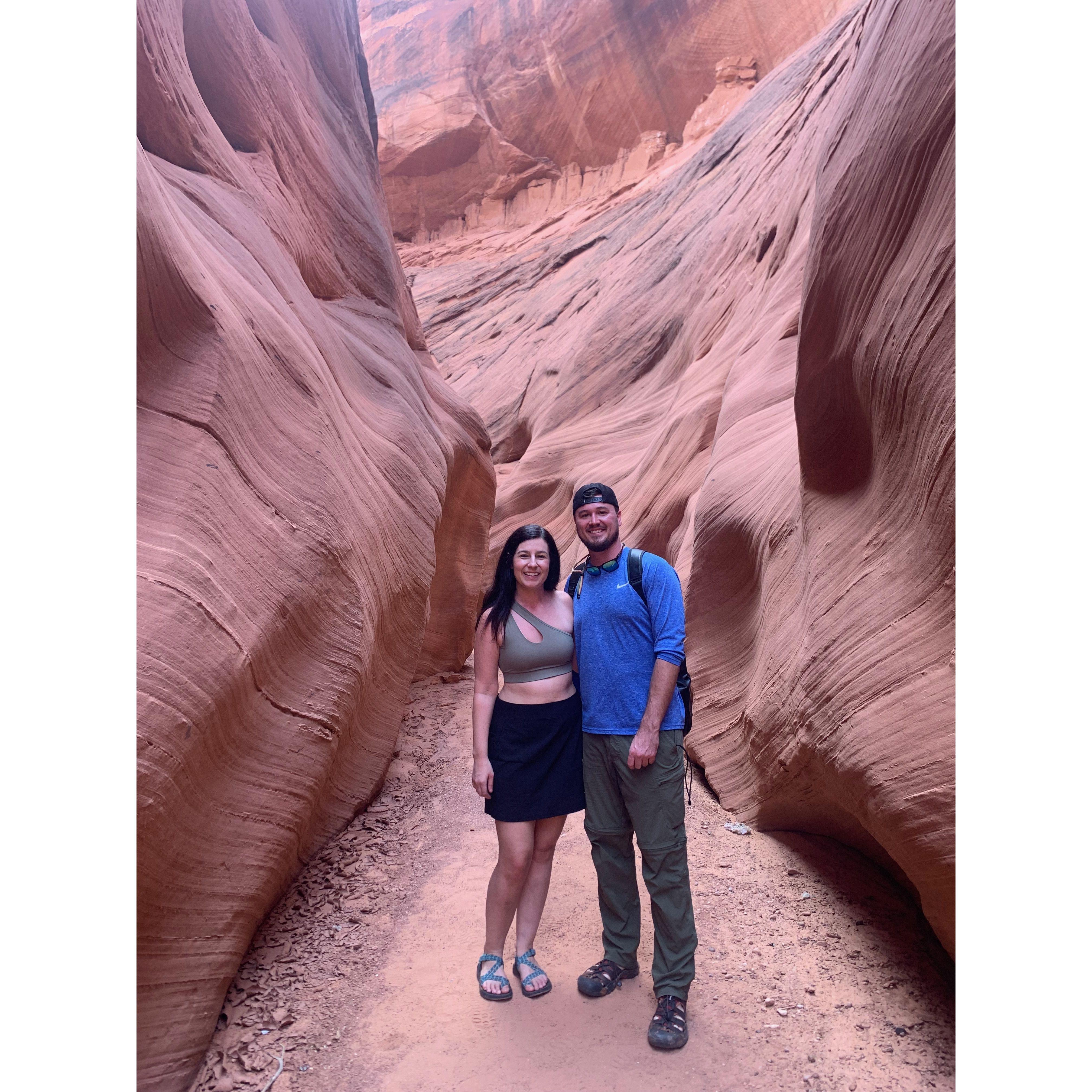 Antelope Canyon, we kayak 5-miles to hike into the canyon!