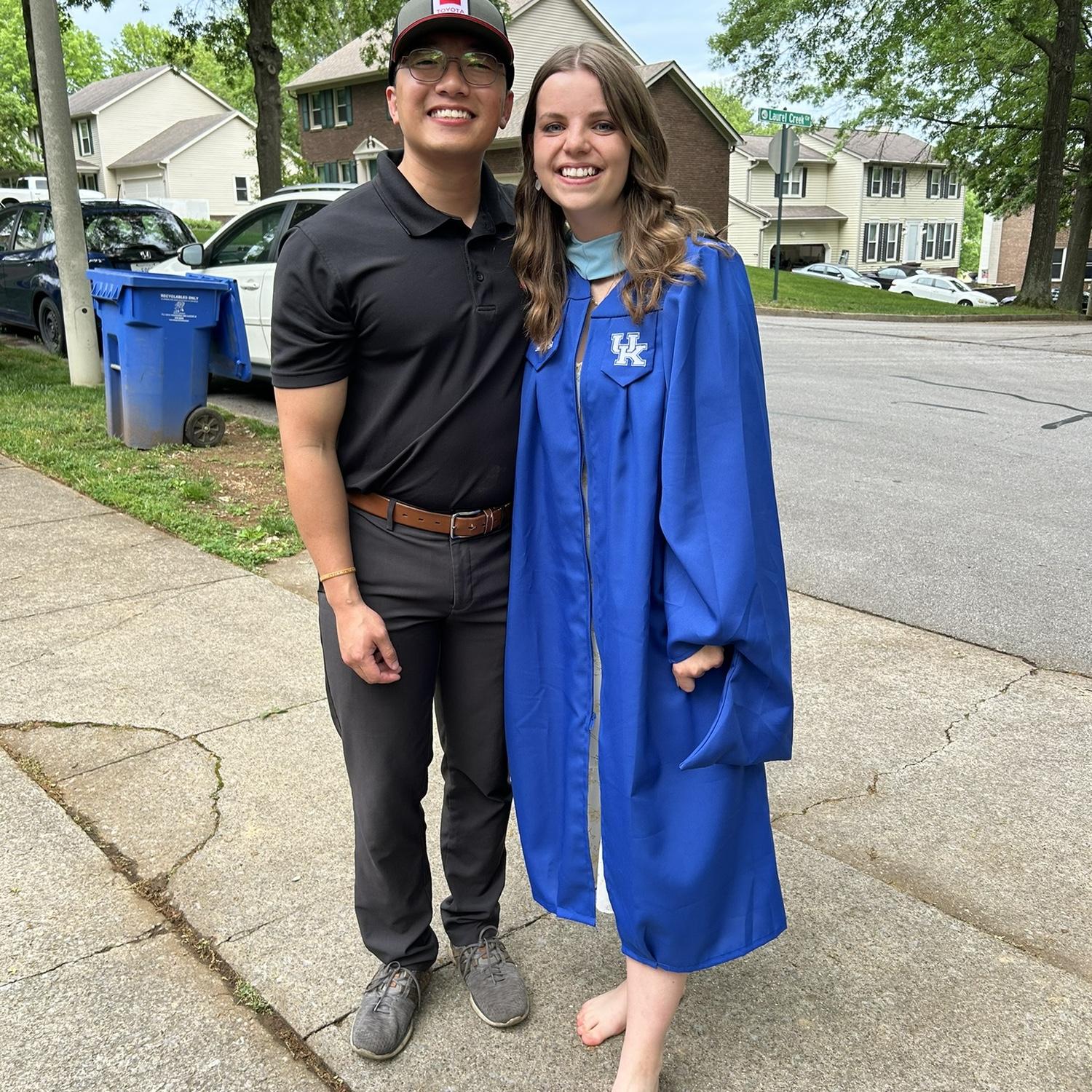 I got my Master’s & Hieu met my whole family!