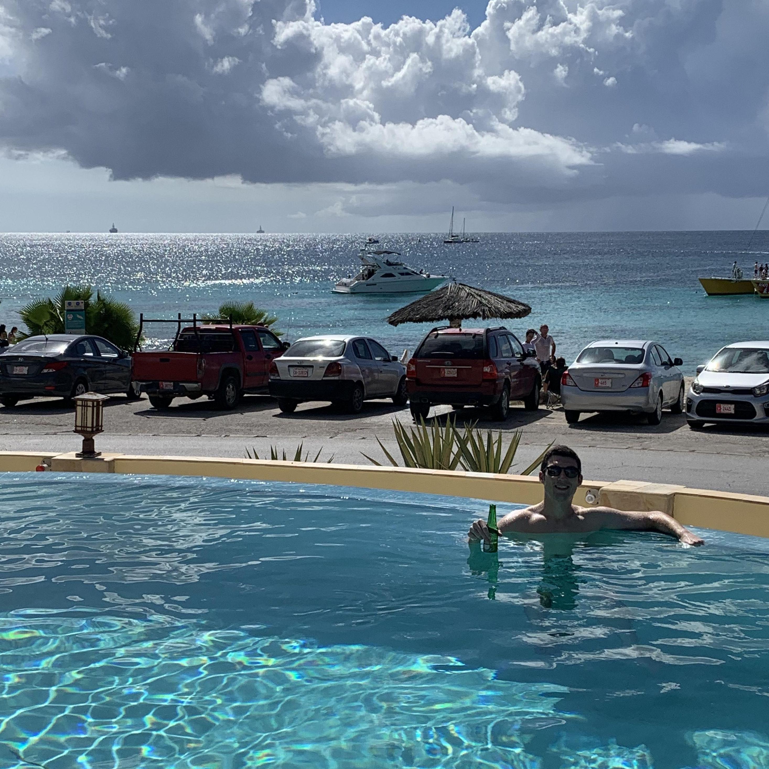 John's first trip to Aruba