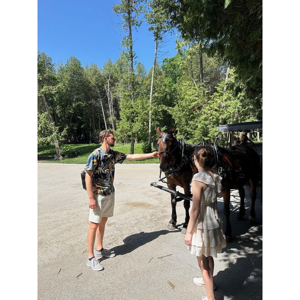 June 23, 2025. Mackinac Island State Park, hours before Tyler proposed.