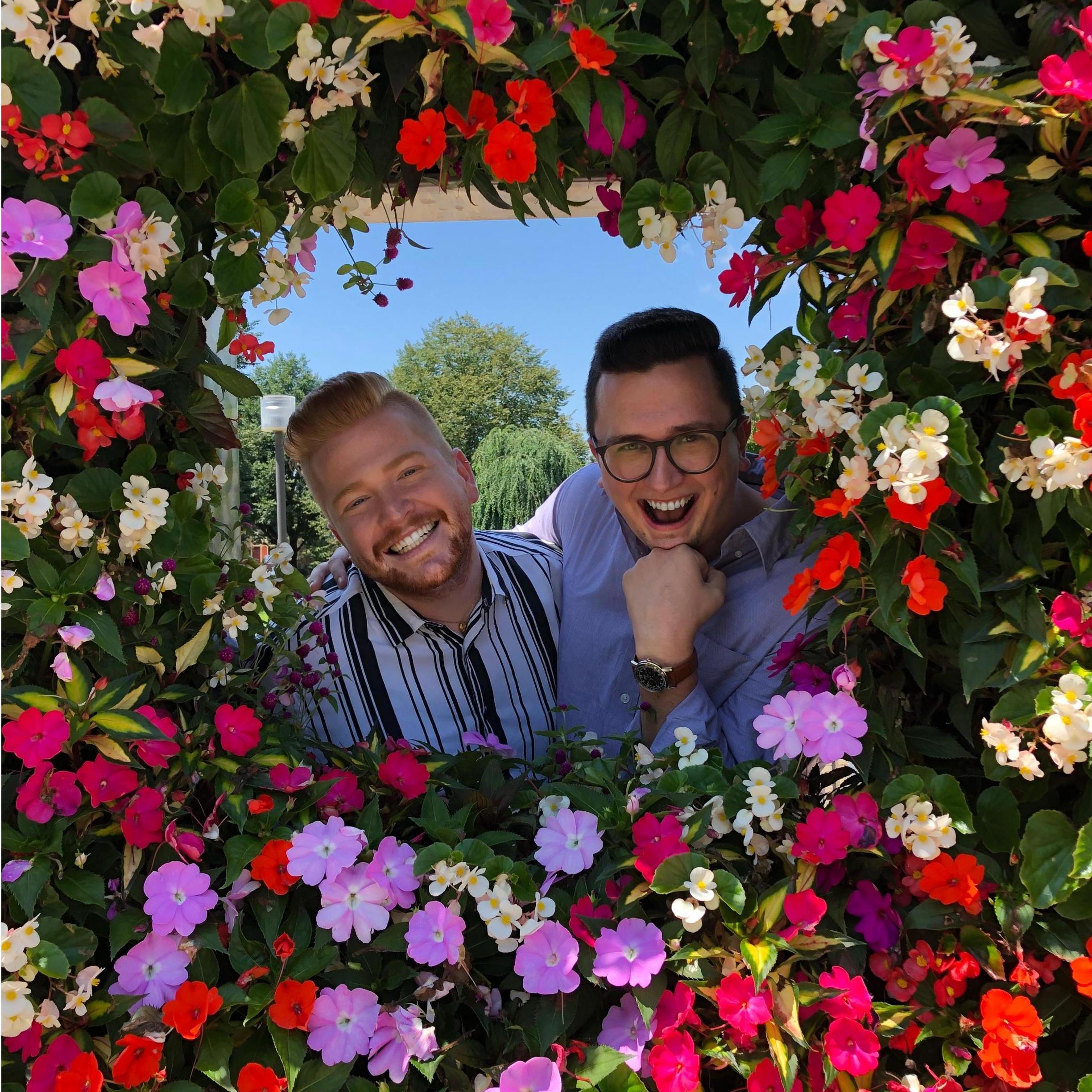 Easily the couples' photo of 2018, this photo was snapped on Sarah's graduation day in August 2018.