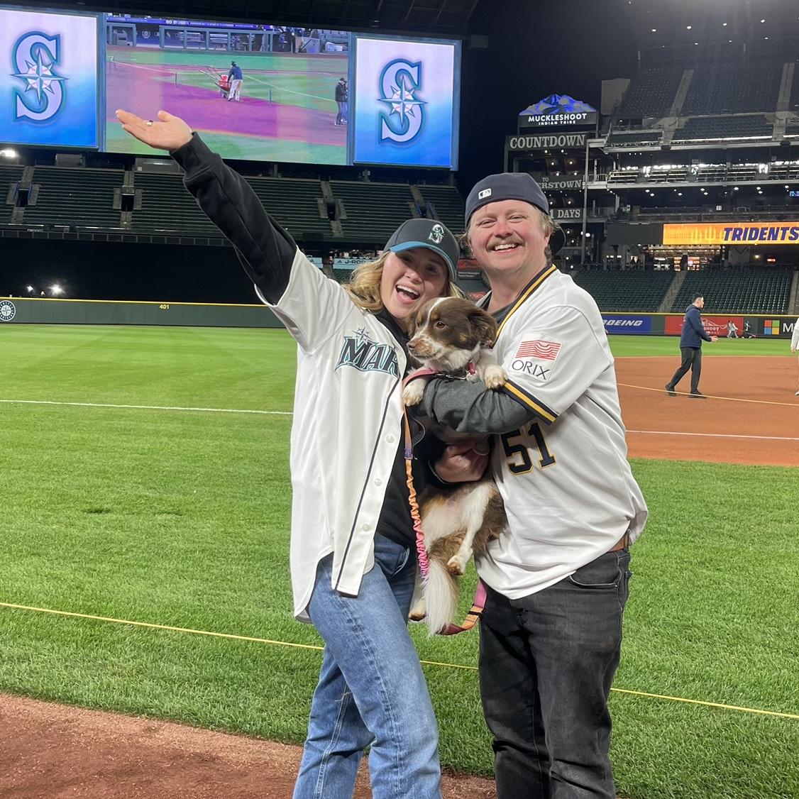 "Bark in the Park" Mariner's game with Pemi, 2025